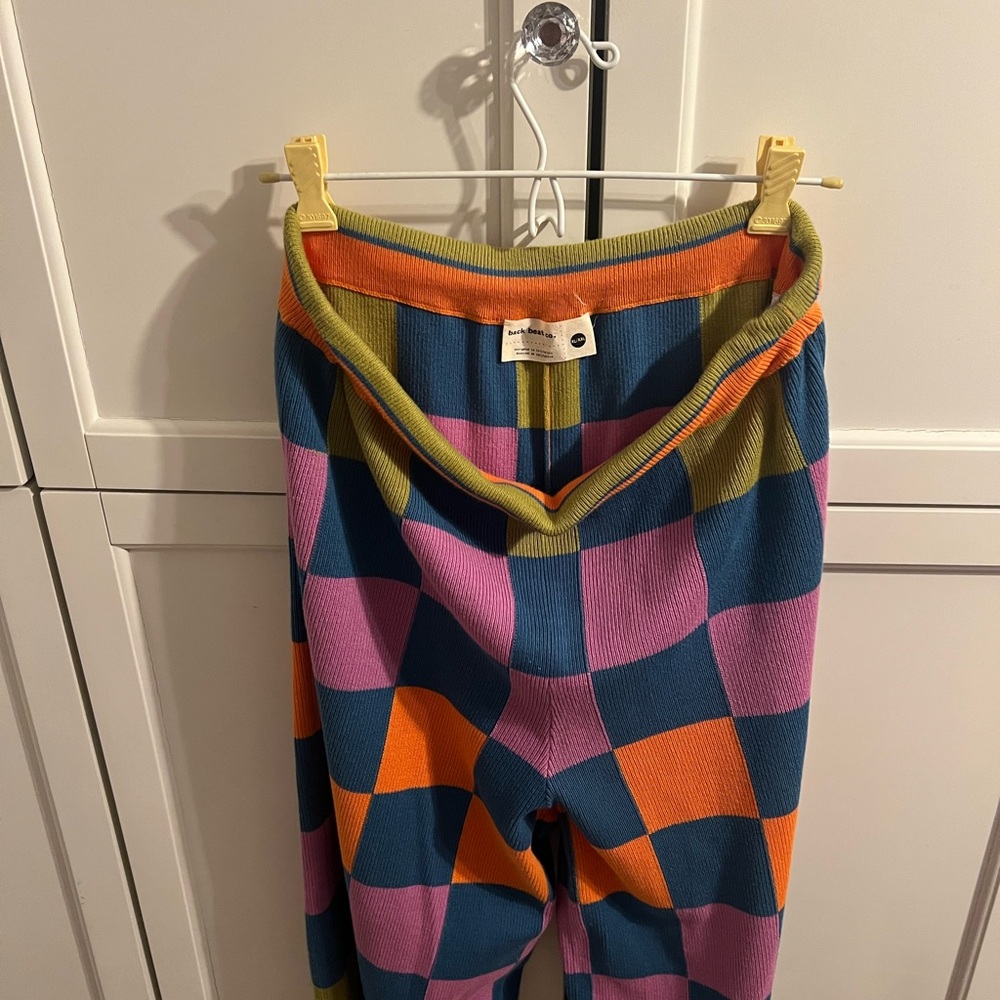 Back Beat Co. Multicolor Checkered Pants - Picture 4 of 5